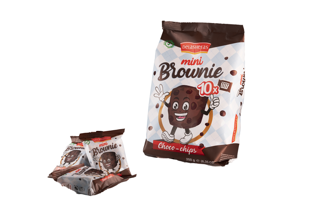 Mini Brownies Choco-Chips